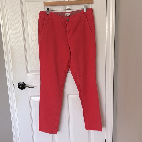 Madewell pants - pinkish/salmon color - Picture 2 of 4